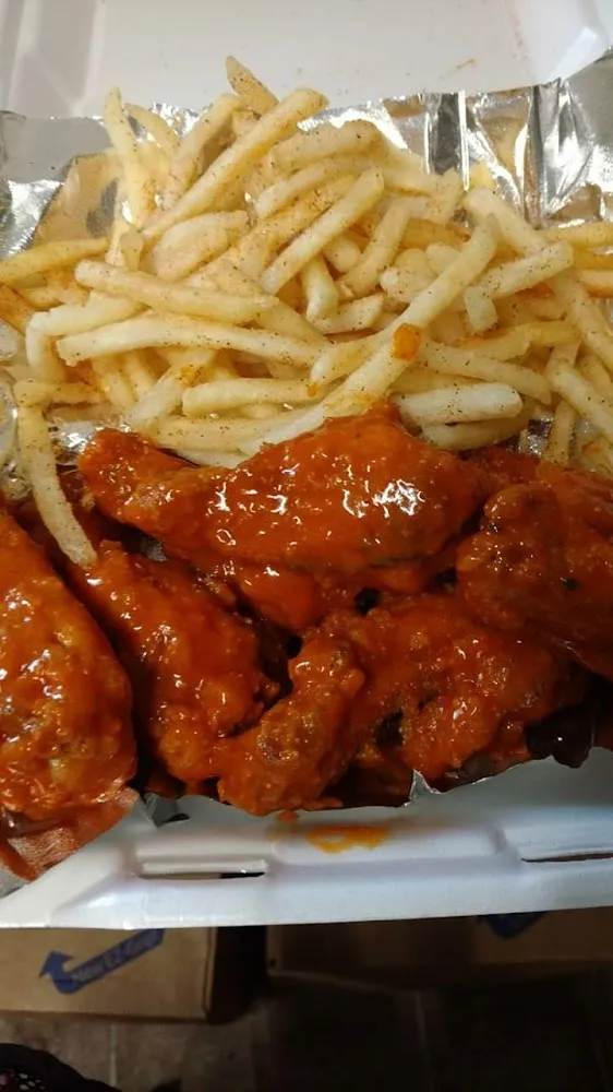 Hot Wings and Fries